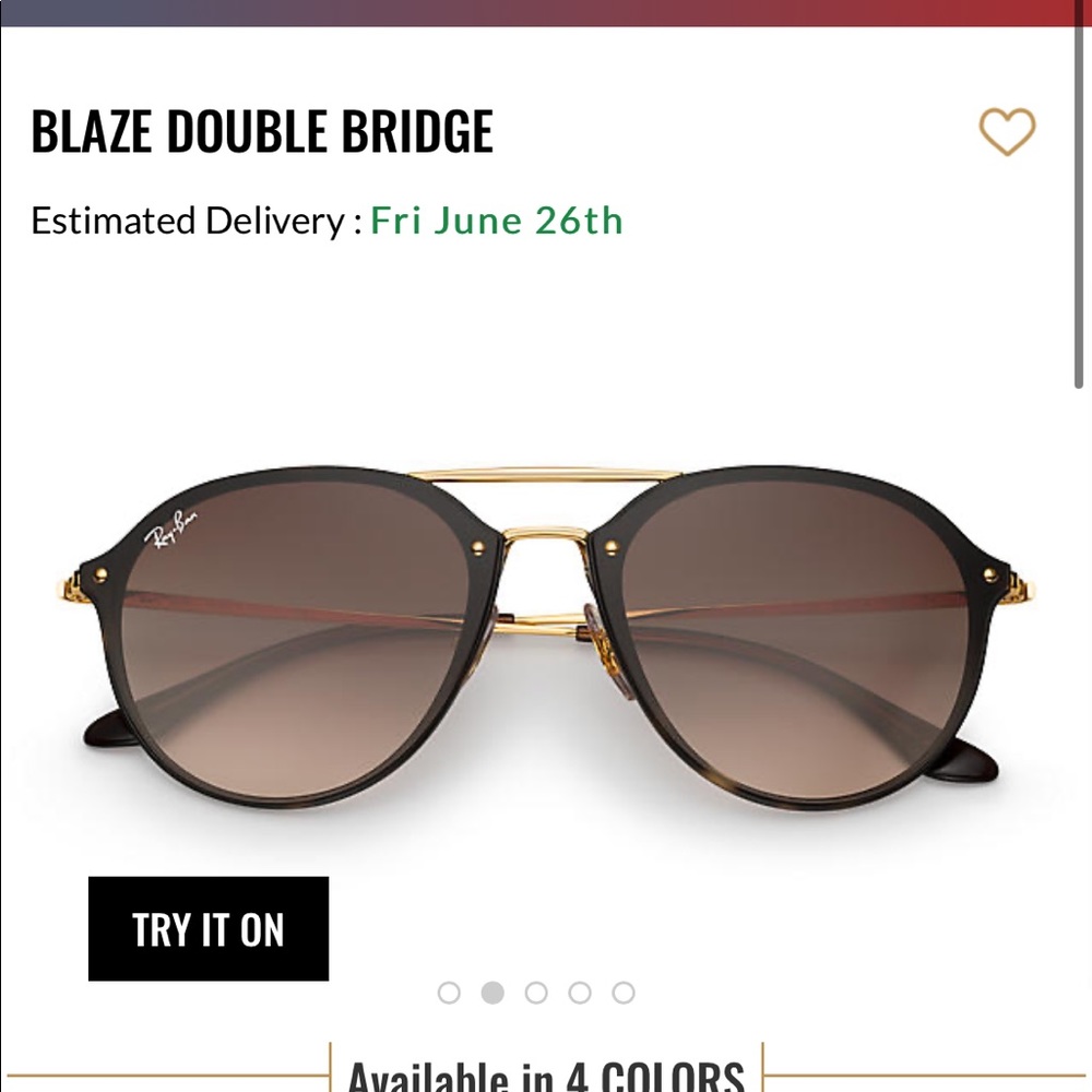 Ray Ban Sunglasses- Blaze Double Bridge